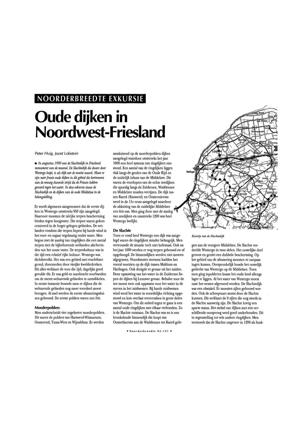 Oude Dijken in Noordwest-Friesland