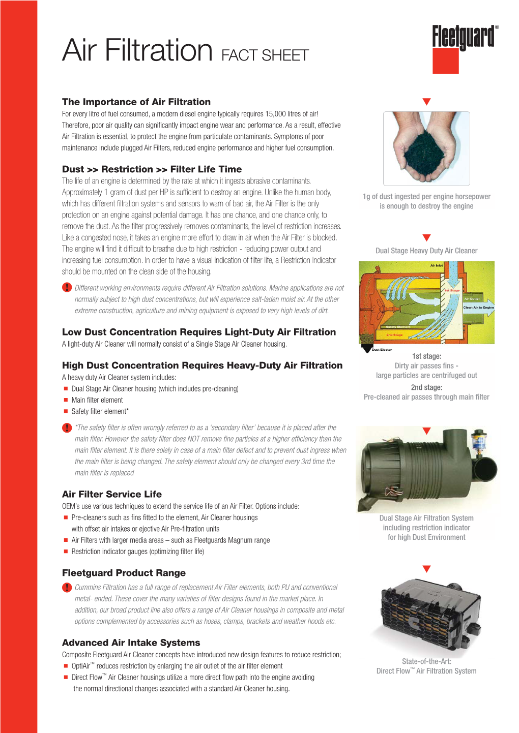 Air Filtration FACT SHEET