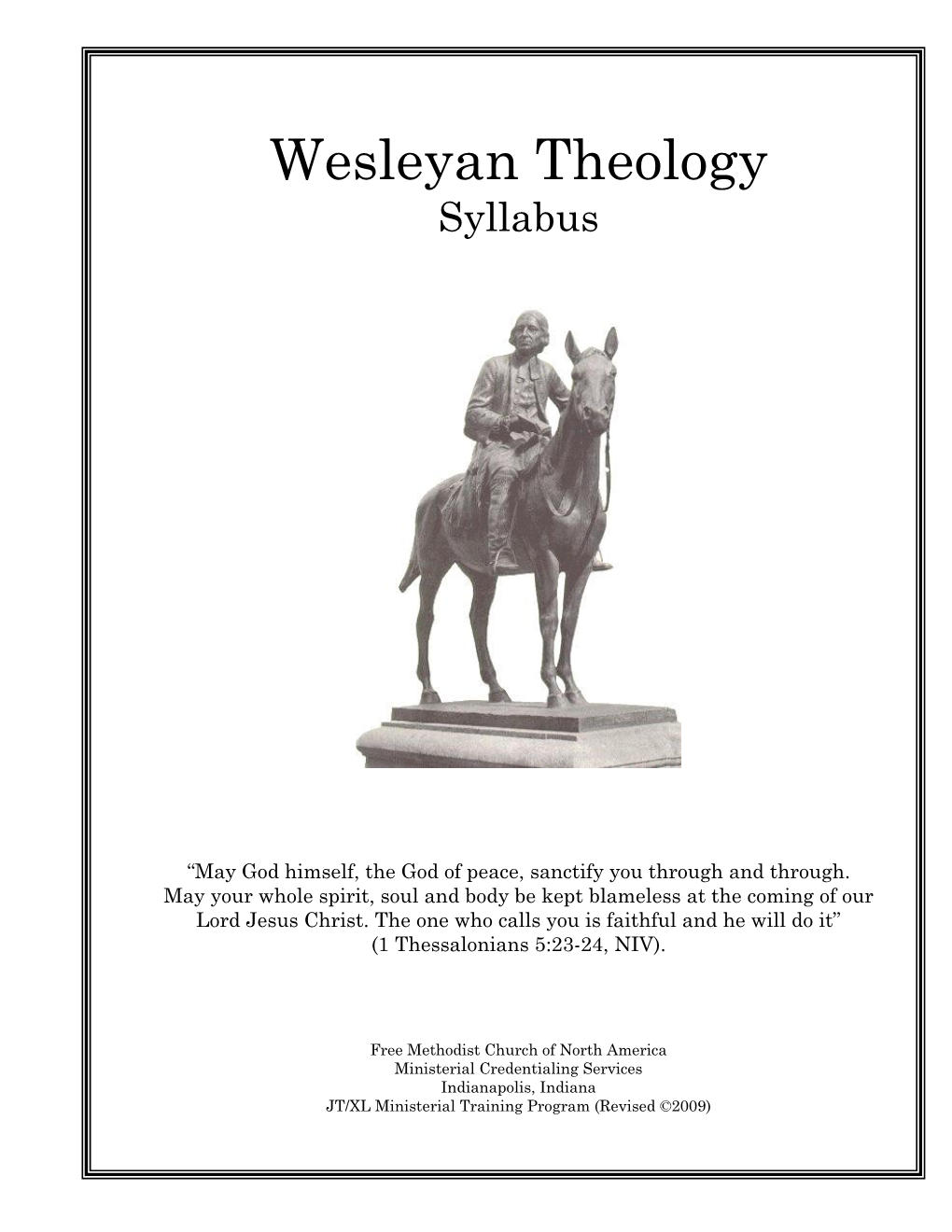 Historical and Theological Background for Wesley's Thought