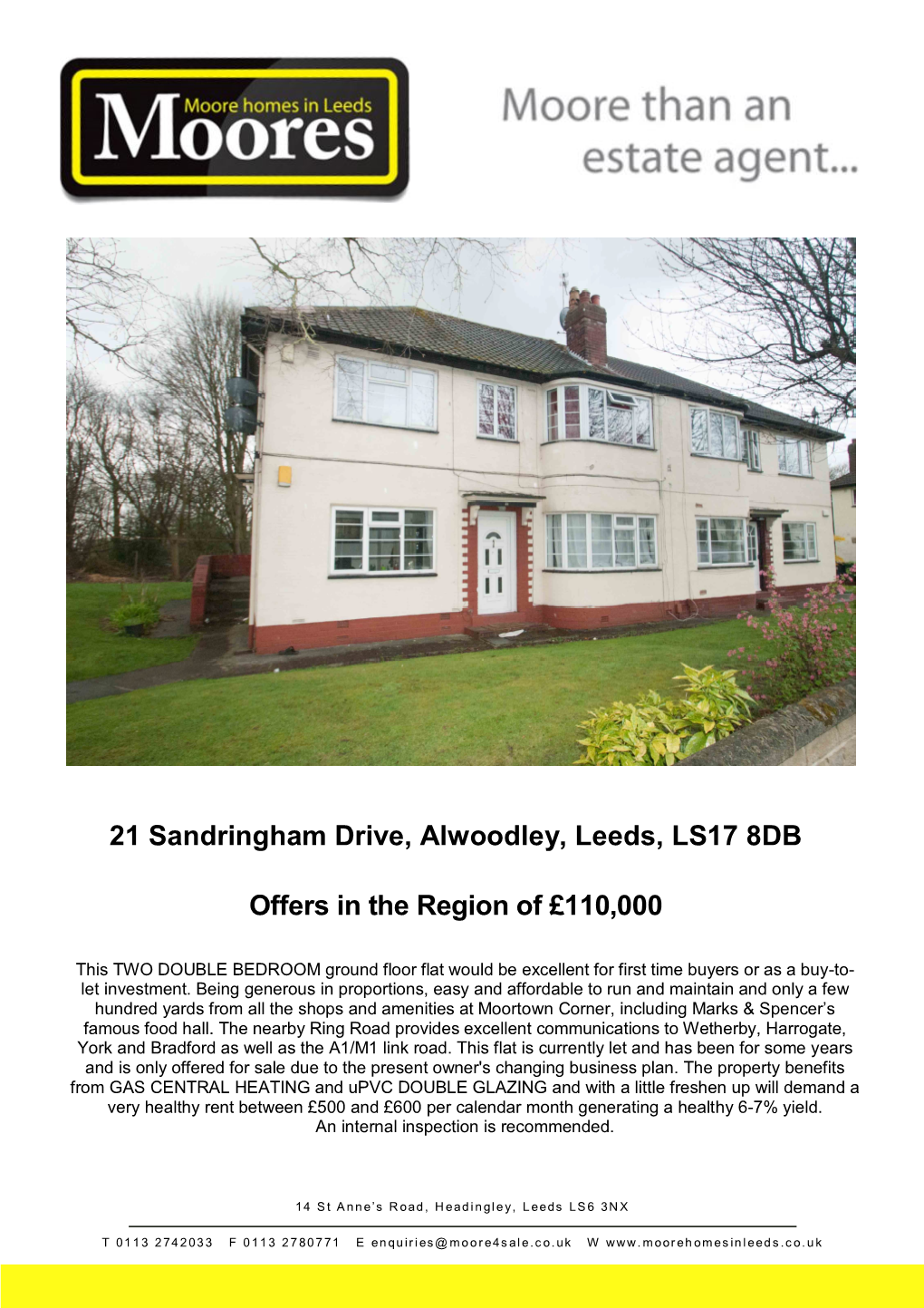 21 Sandringham Drive, Alwoodley, Leeds, LS17 8DB Offers in The