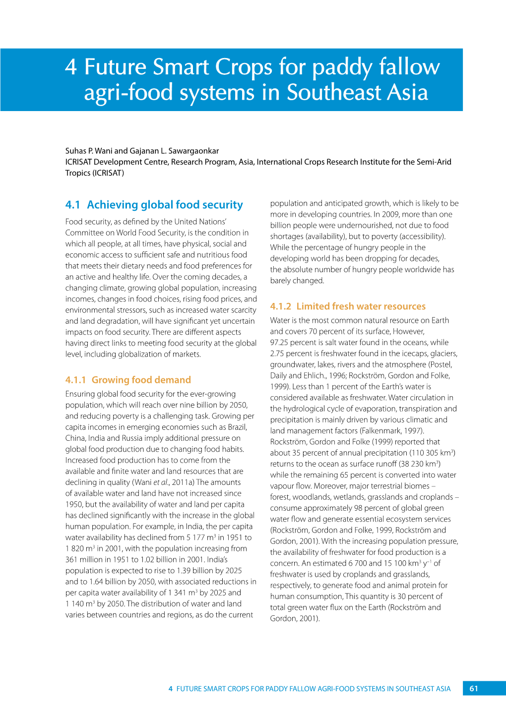 4 Future Smart Crops for Paddy Fallow Agri-Food Systems in Southeast Asia 61 4 Future Smart Crops for Paddy Fallow Agri-Food Systems in Southeast Asia