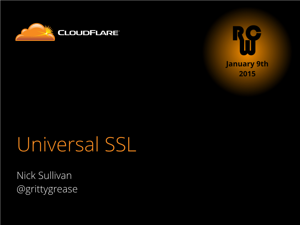 Universal SSL