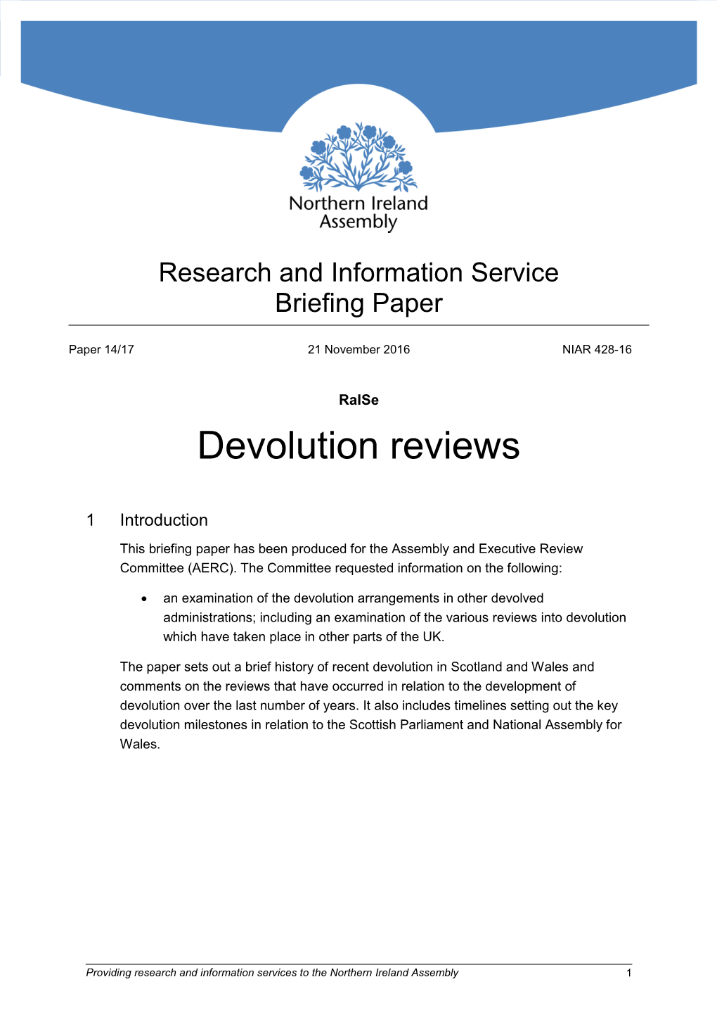 Devolution Reviews