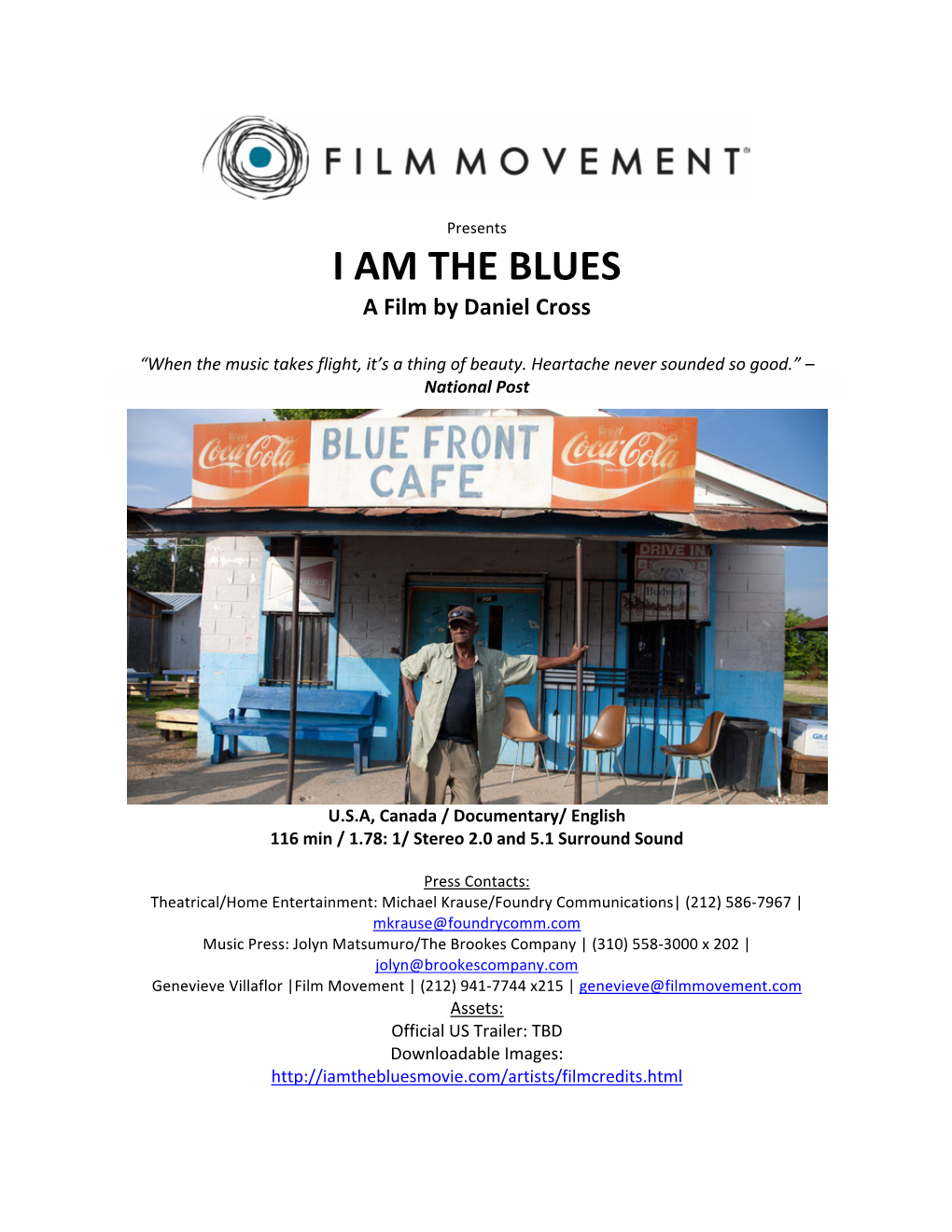 I AM the BLUES a Film by Daniel Cross