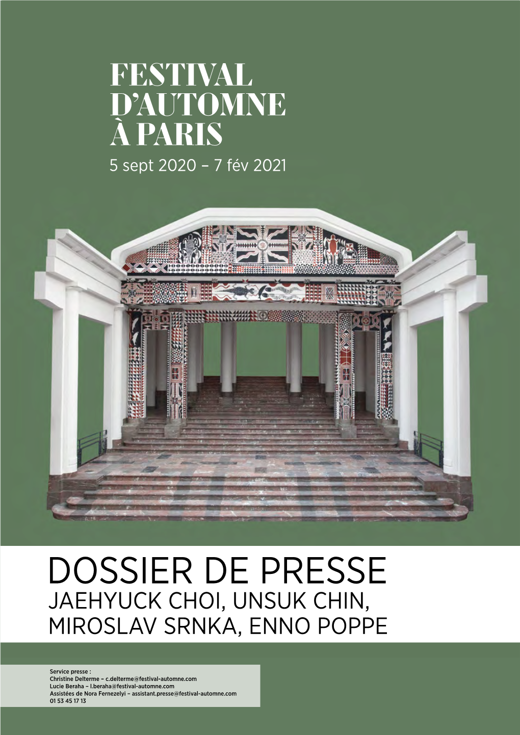 Dossier De Presse Jaehyuck Choi, Unsuk Chin, Miroslav Srnka, Enno Poppe