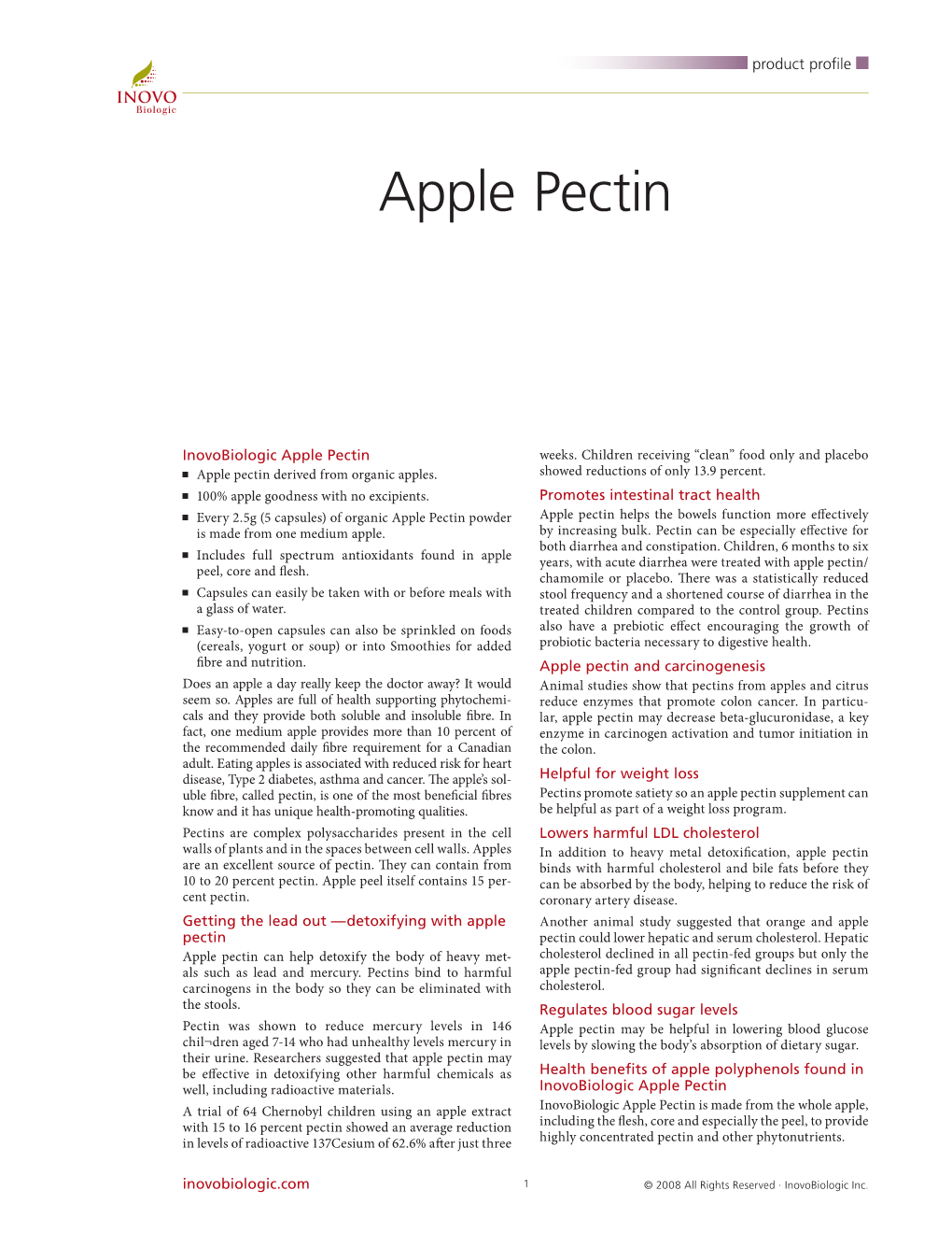 Apple Pectin