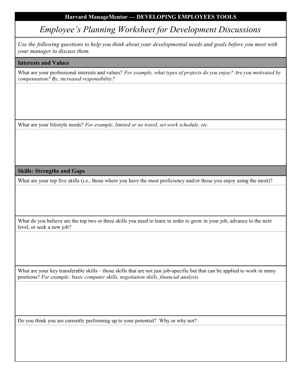 Worksheet for Forming a Team s1