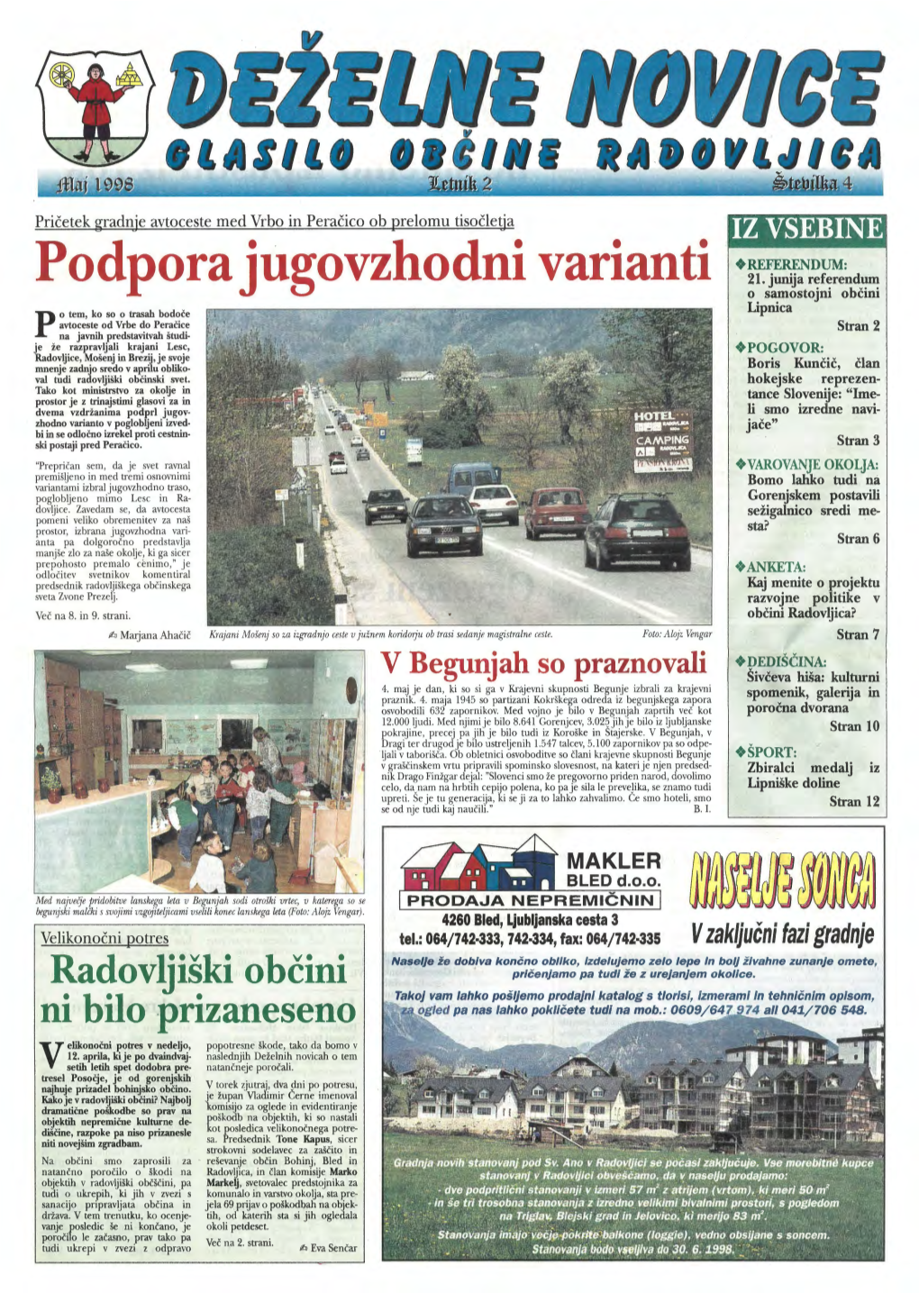 Podpora Jugovzhodni Varianti • REFERENDUM