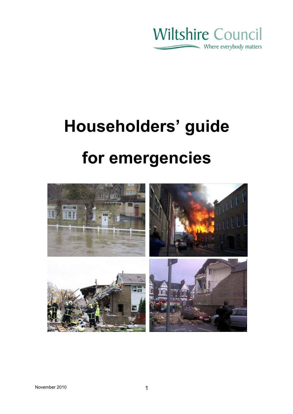 Householders' Guide for Emergencies