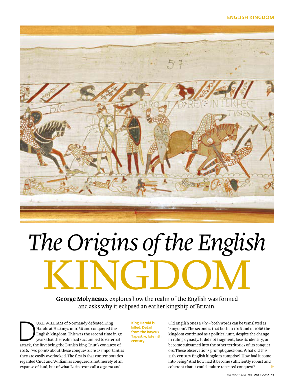 The Origins of the English Kingdom