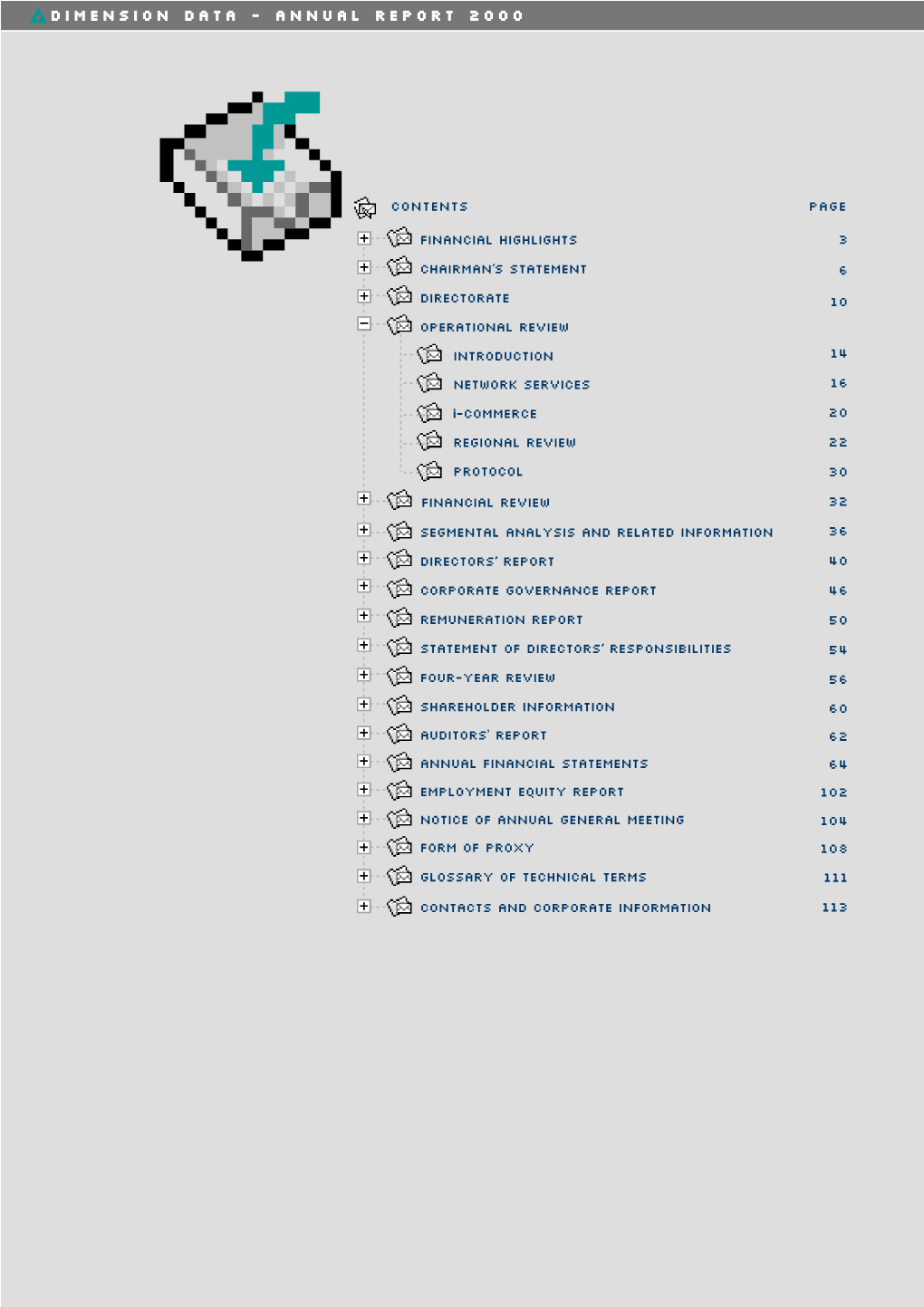 Dimension Data TO: Shareholders, Analysts, Staff & Other Stakeholders SENT: 8 November 2000 SUBJECT: FINANCIAL HIGHLIGHTS