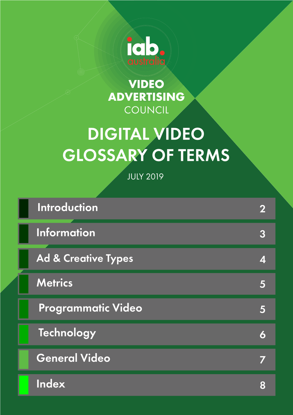 Digital Video Glossary of Terms July 2019