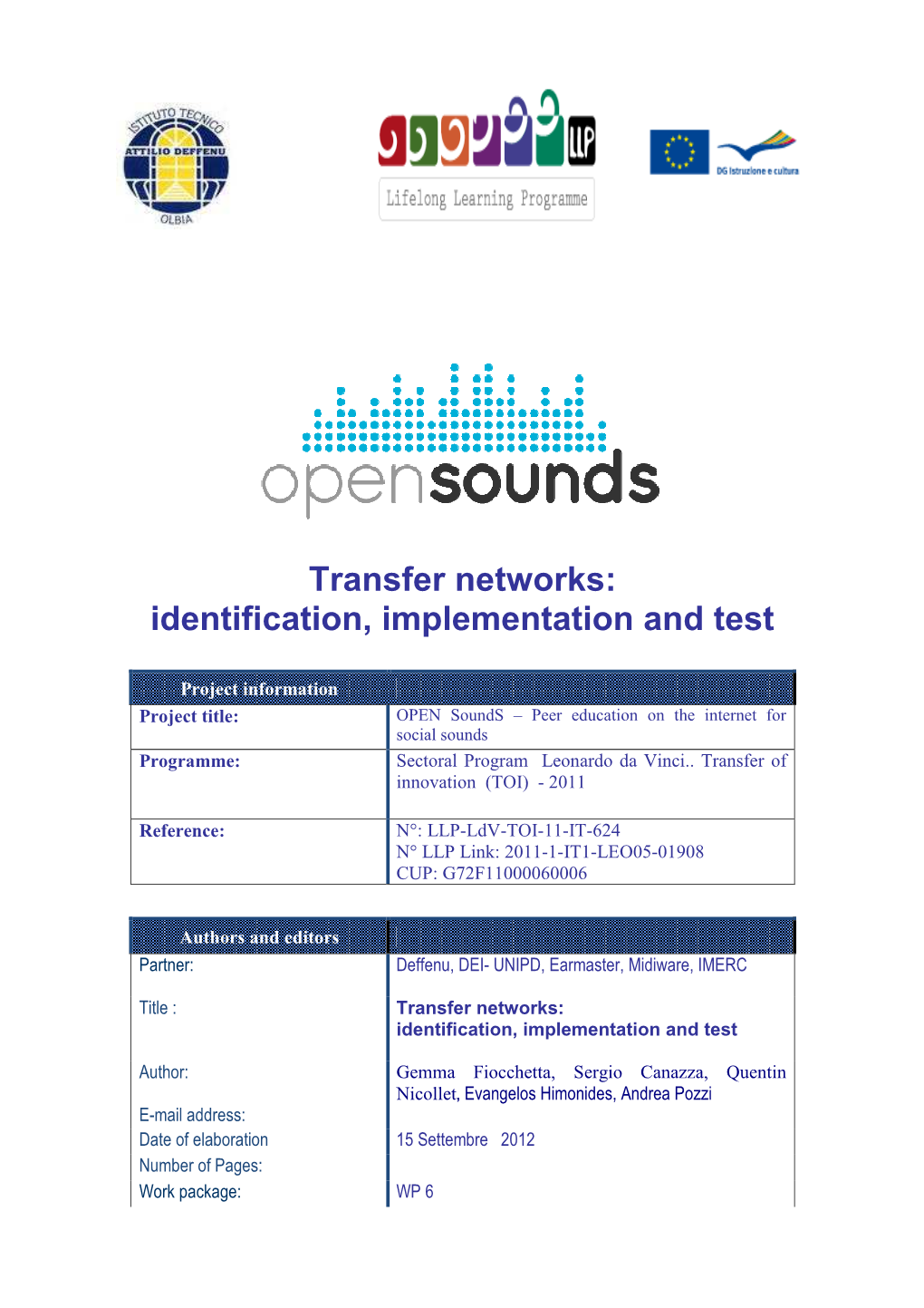 Open Sounds Tranfer Networks DEF EN