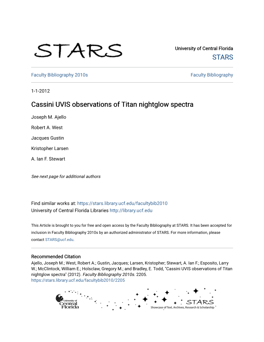 Cassini UVIS Observations of Titan Nightglow Spectra