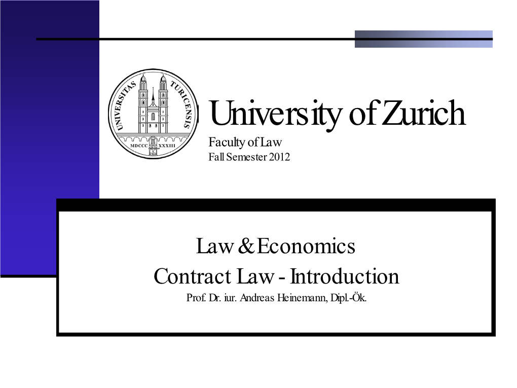 B Contract Law II