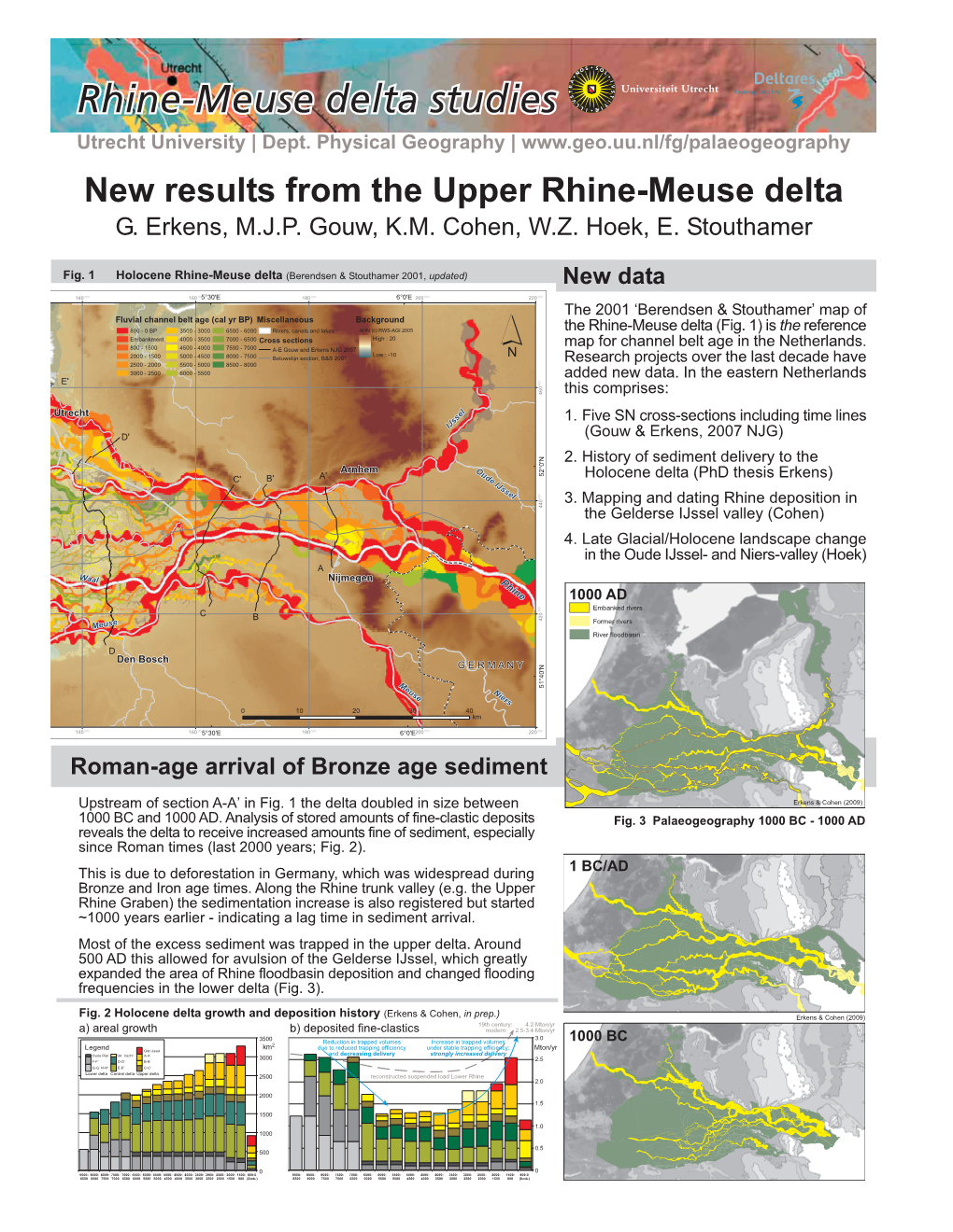 New Results from the Upper Rhine-Meuse Delta G