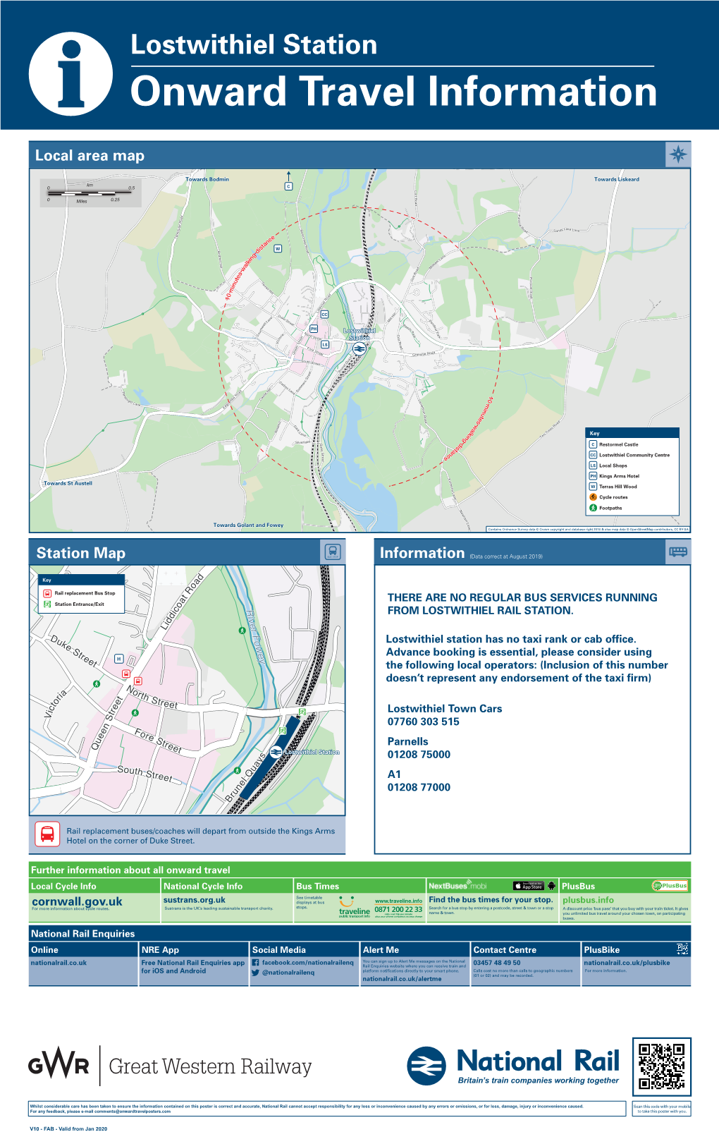 Information Local Area Map Station