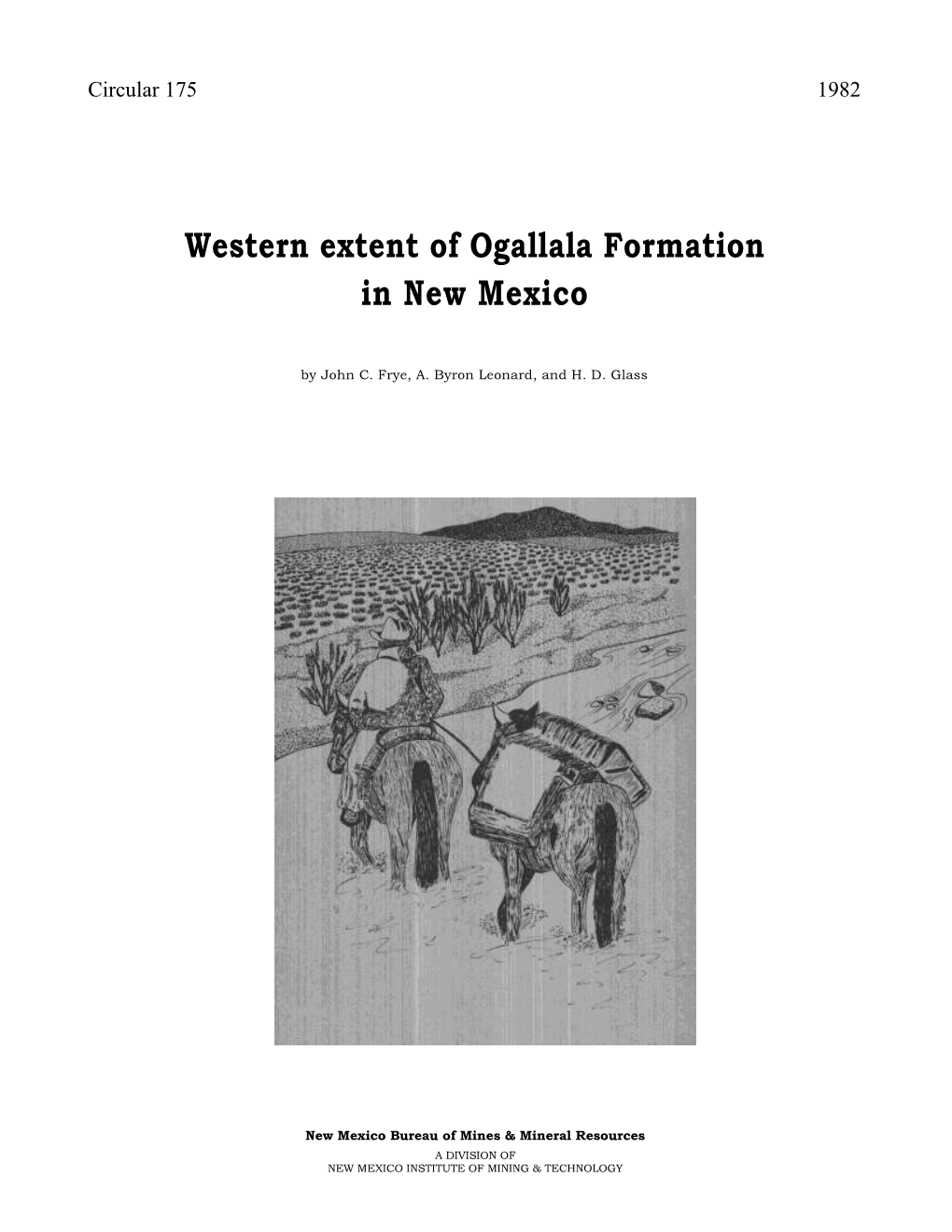 Ogallala Formation in New Mexico