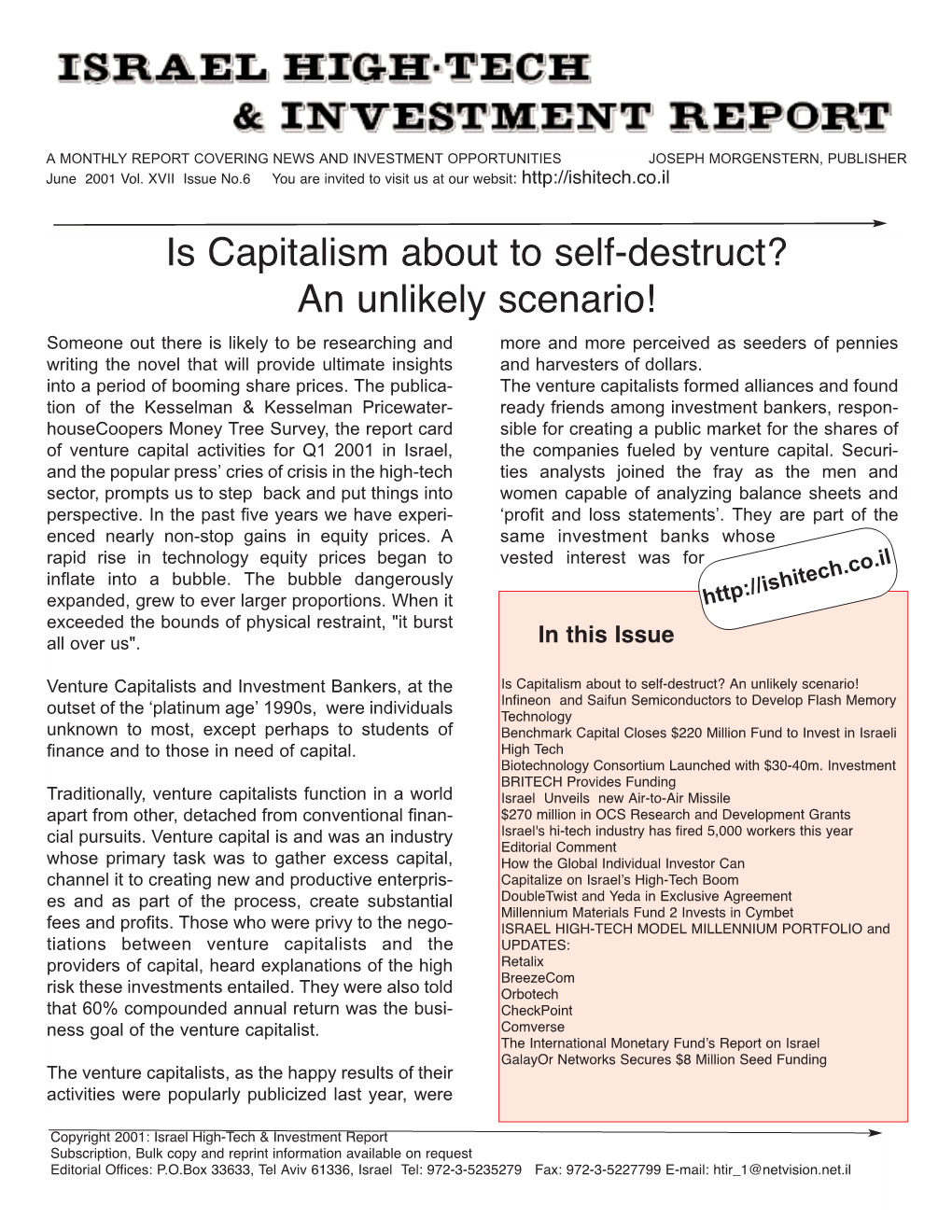 Is Capitalism About to Self-Destruct?