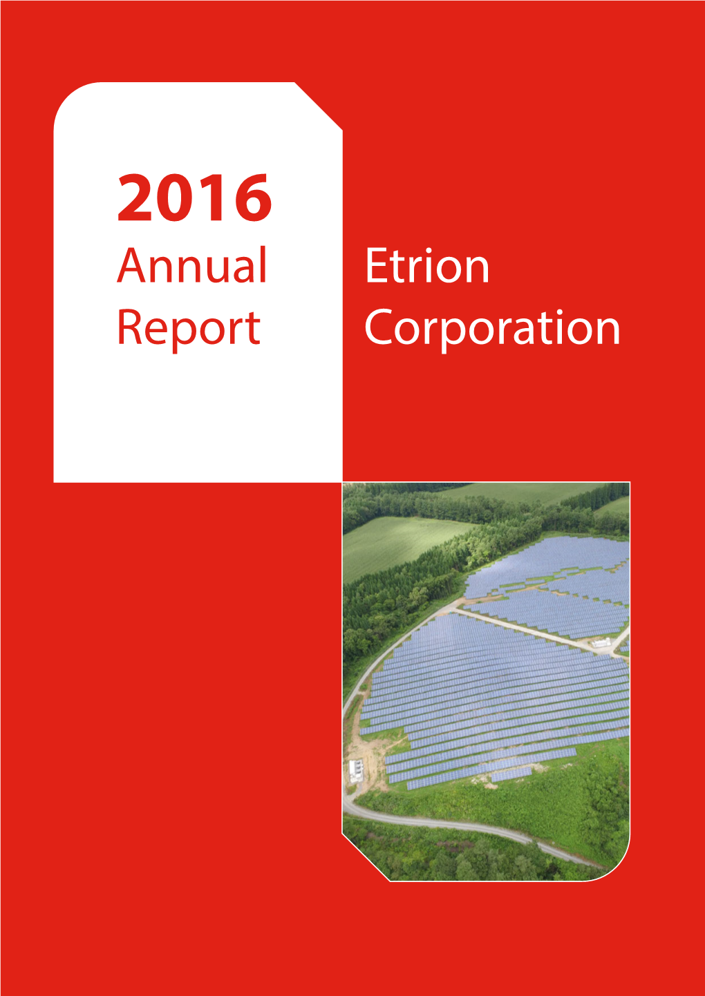 Annual Report Etrion Corporation