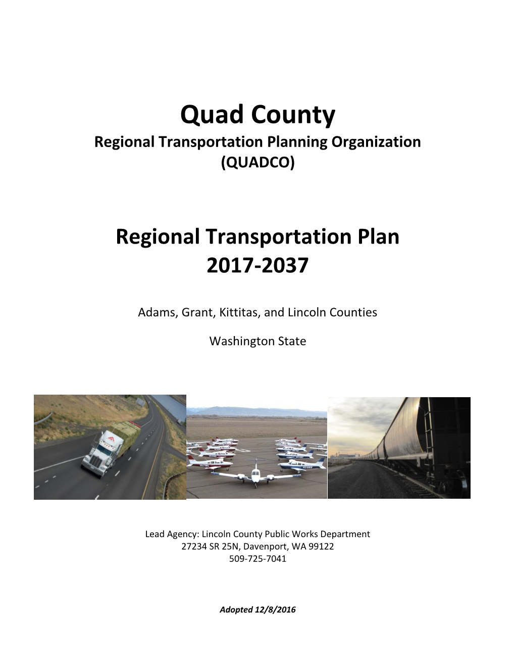 Regional Transportation Plan 2017-2037