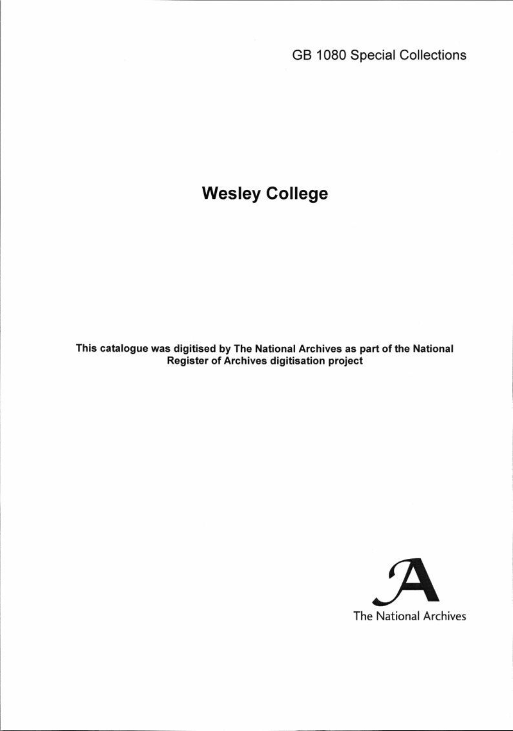 Wesley College