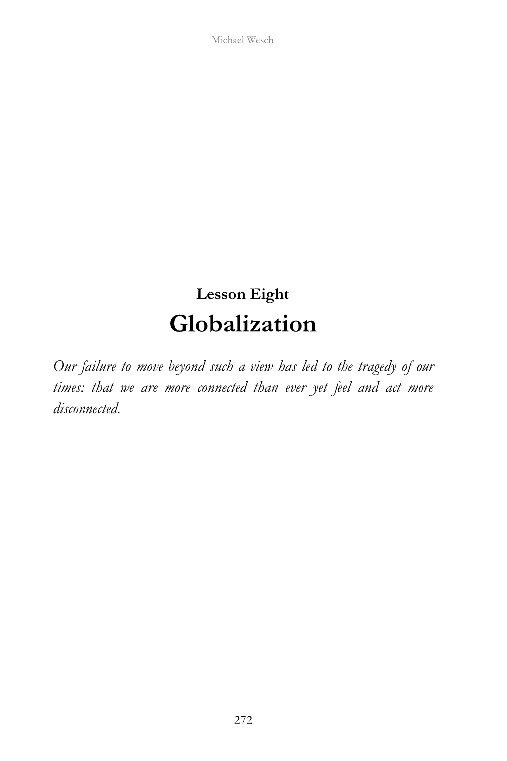 Globalization