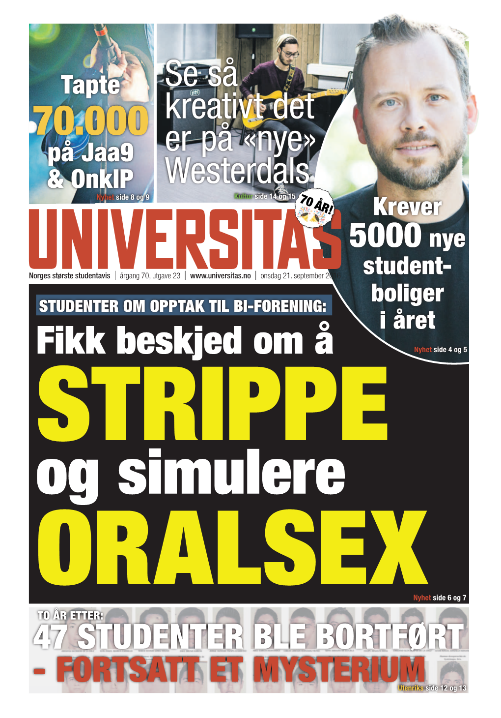 Fikk Beskjed Om Å Nyhet Side 4 Og 5 STRIPPE Og Simulere