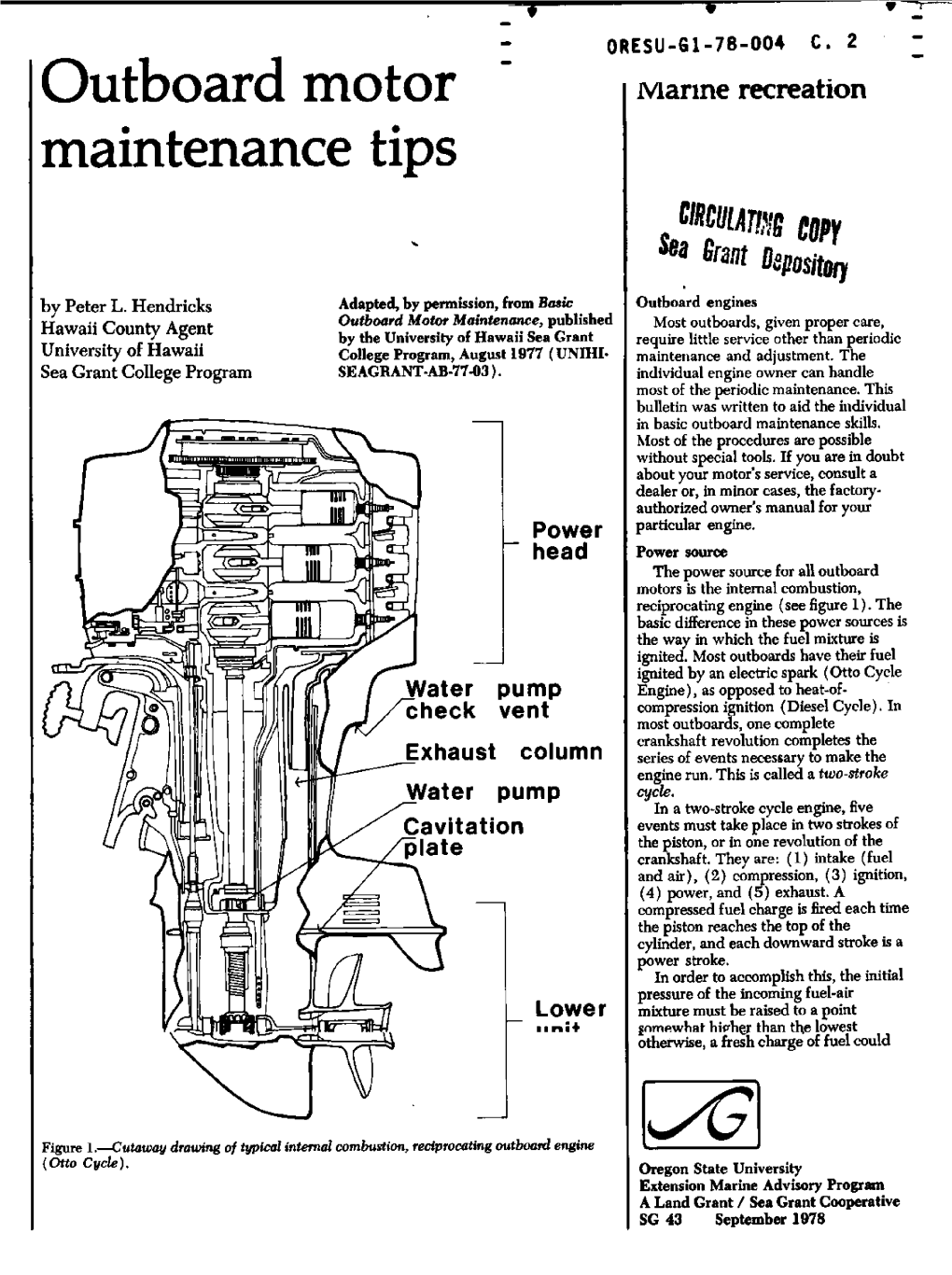 Outboard Motor Marine Recreation Maintenance Tips Clilcilflipygy~L Qggr@] G�.�� T by Peterl