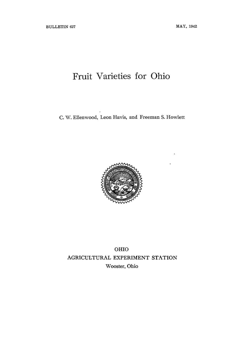 Fruit Varieties for Ohio