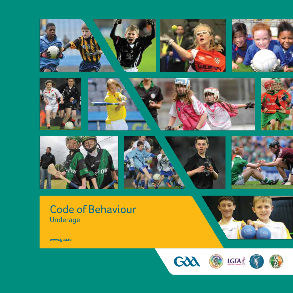 GAA Code of Behaviour- Underage