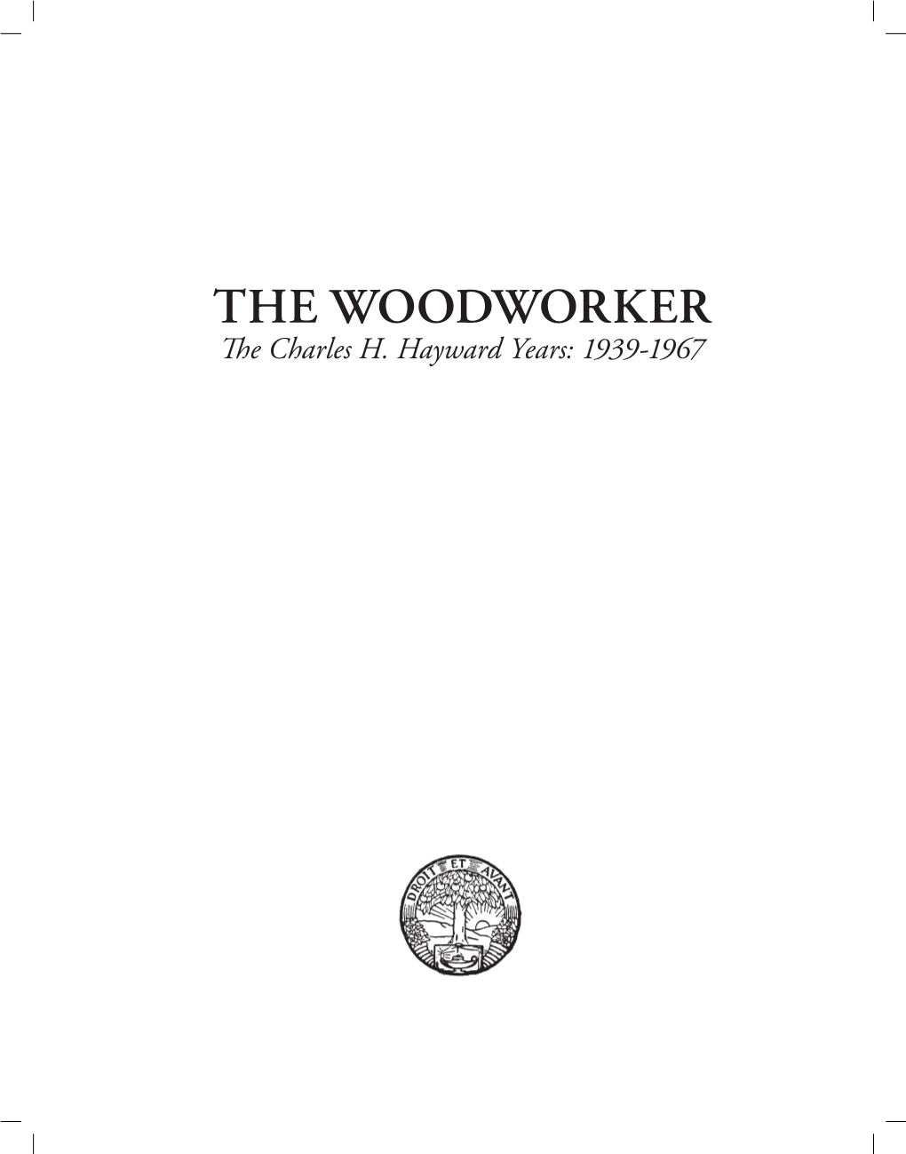 THE WOODWORKER the Charles H