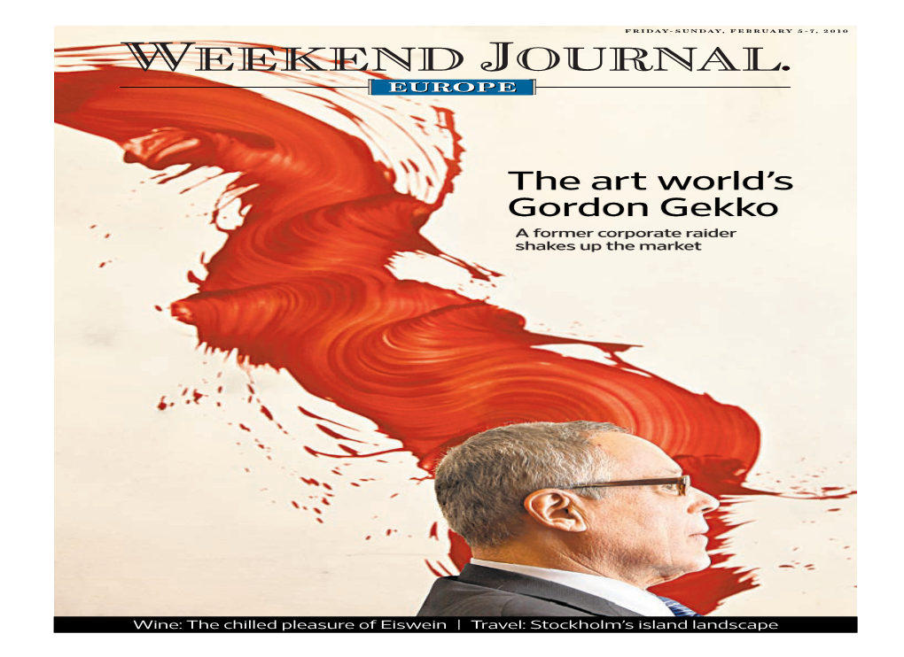 The Art World's Gordon Gekko
