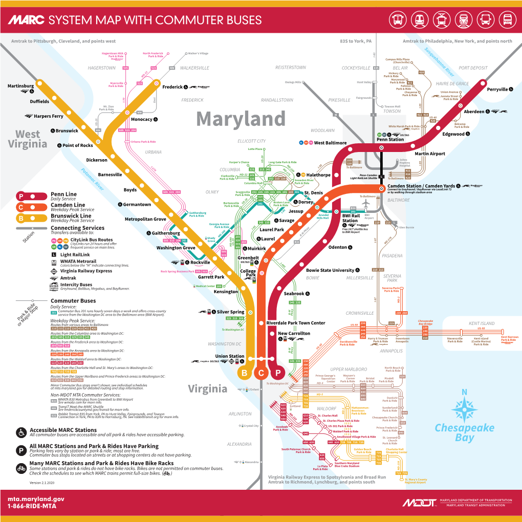 Combined MARC and Commuter Bus