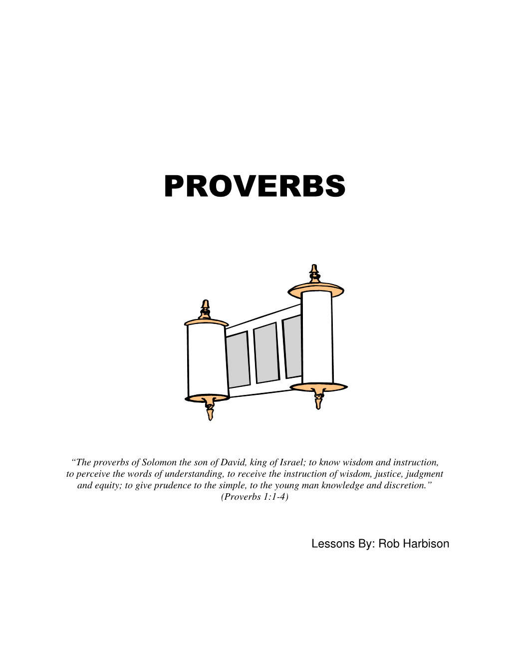 Proverbs Bible Study Guide