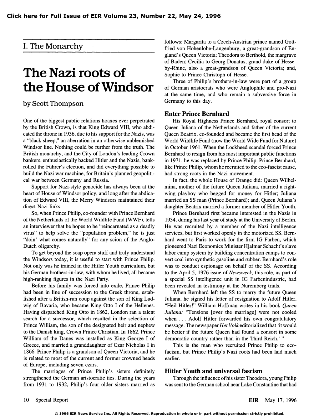 The Nazi Roots of the House of Windsor