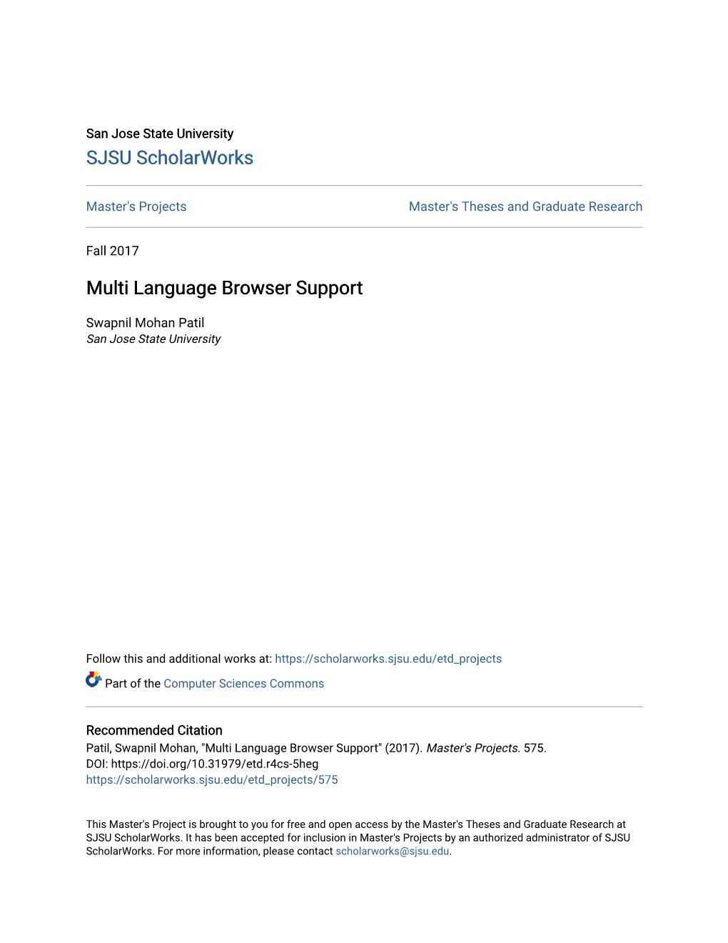 Multi Language Browser Support