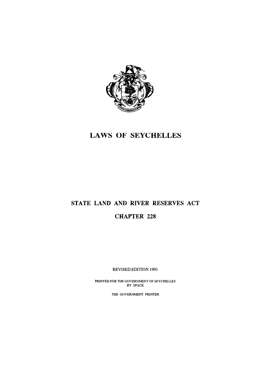 Laws of Seychelles