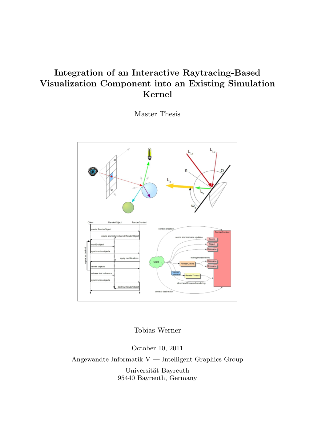 Integration of a Raytracing-Based Visualization Component Into An