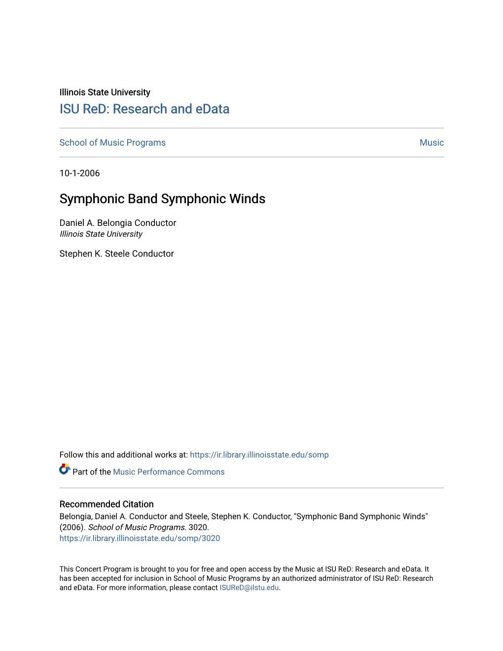 Symphonic Band Symphonic Winds