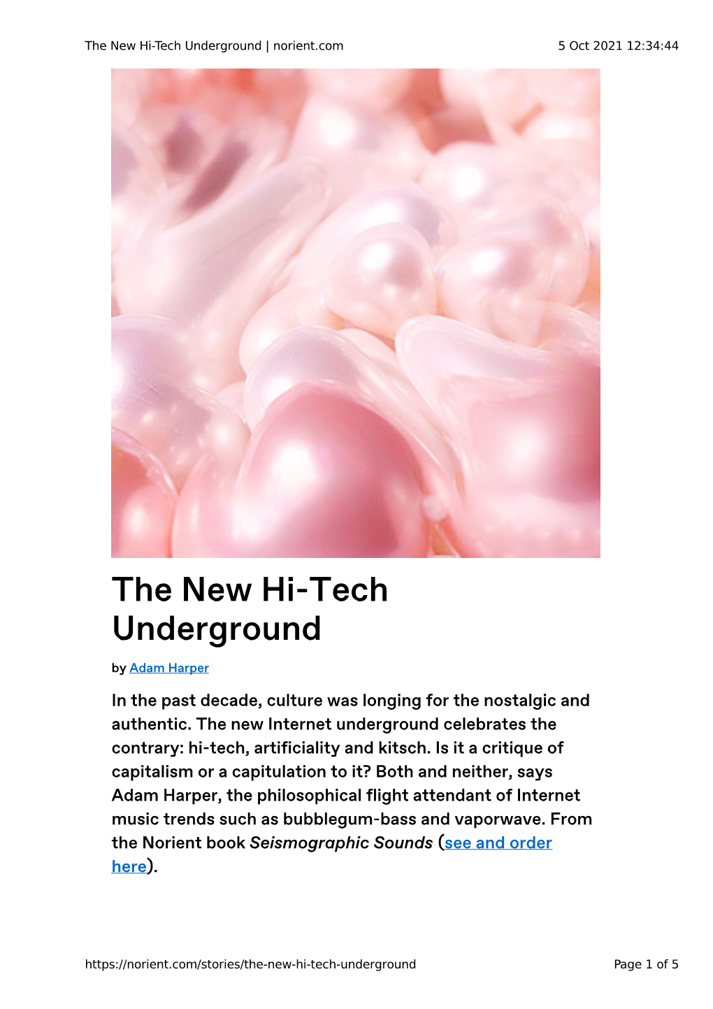 The New Hi-Tech Underground | Norient.Com 5 Oct 2021 12:34:44