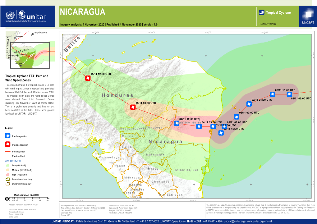 NICARAGUA AÆ Tropical Cyclone