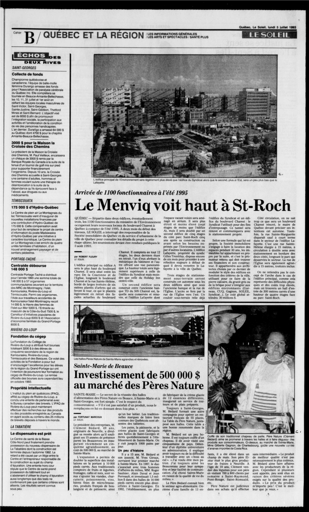 Le Menviq Voit Haut À St-Roch