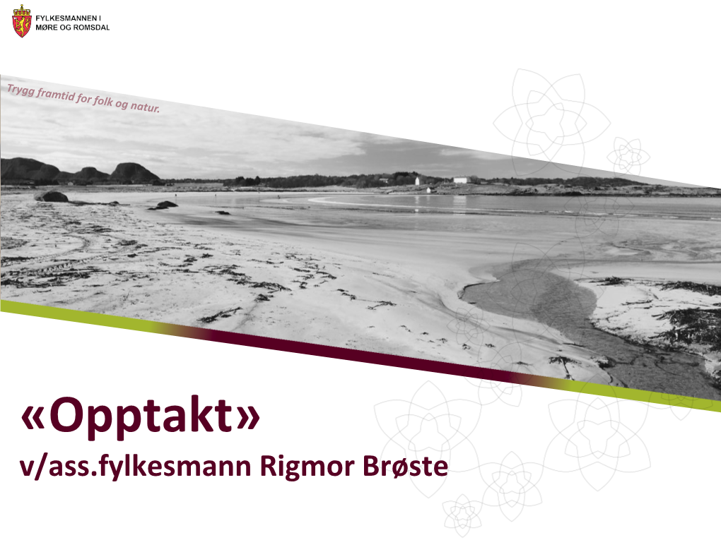 Opptakt V/Rigmor Brøste