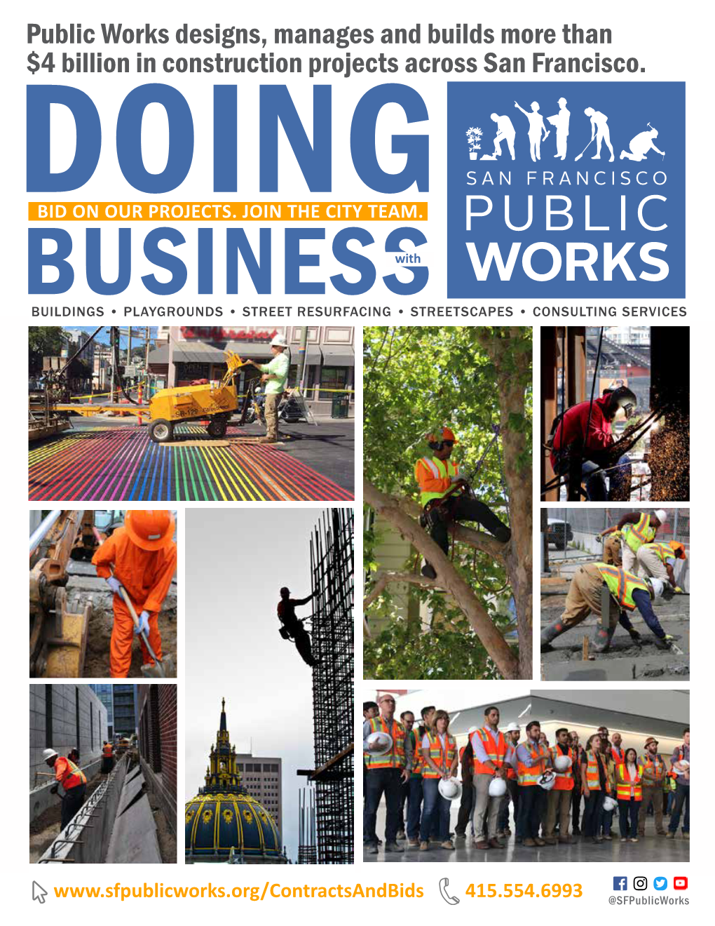 Public Works Designs, Manages and Builds More Than $4 Billion in Construction Projects Across San Francisco