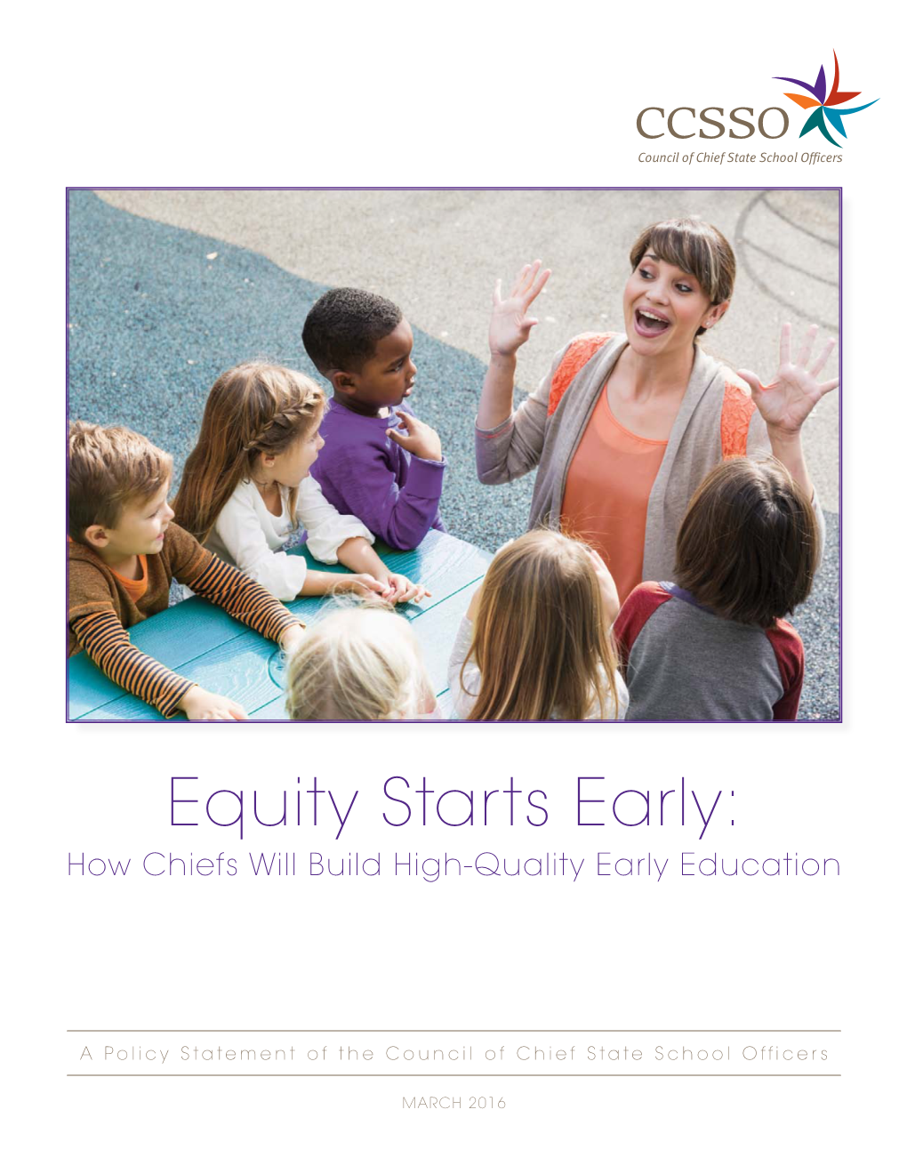 Equity Starts Early: How Chiefs Will Build High-Quality Early Education