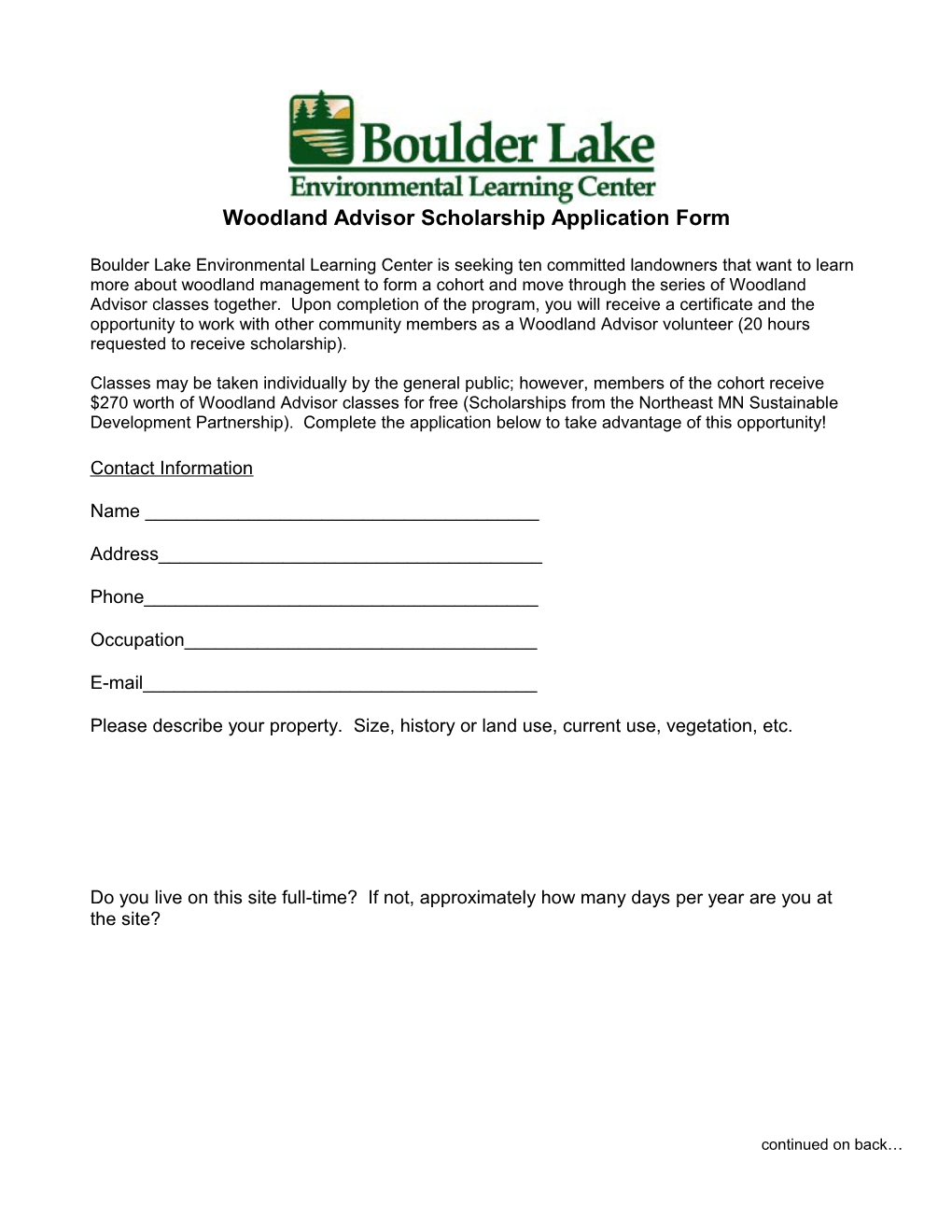 Boulder Lake Management Area: a Model of Forest Management