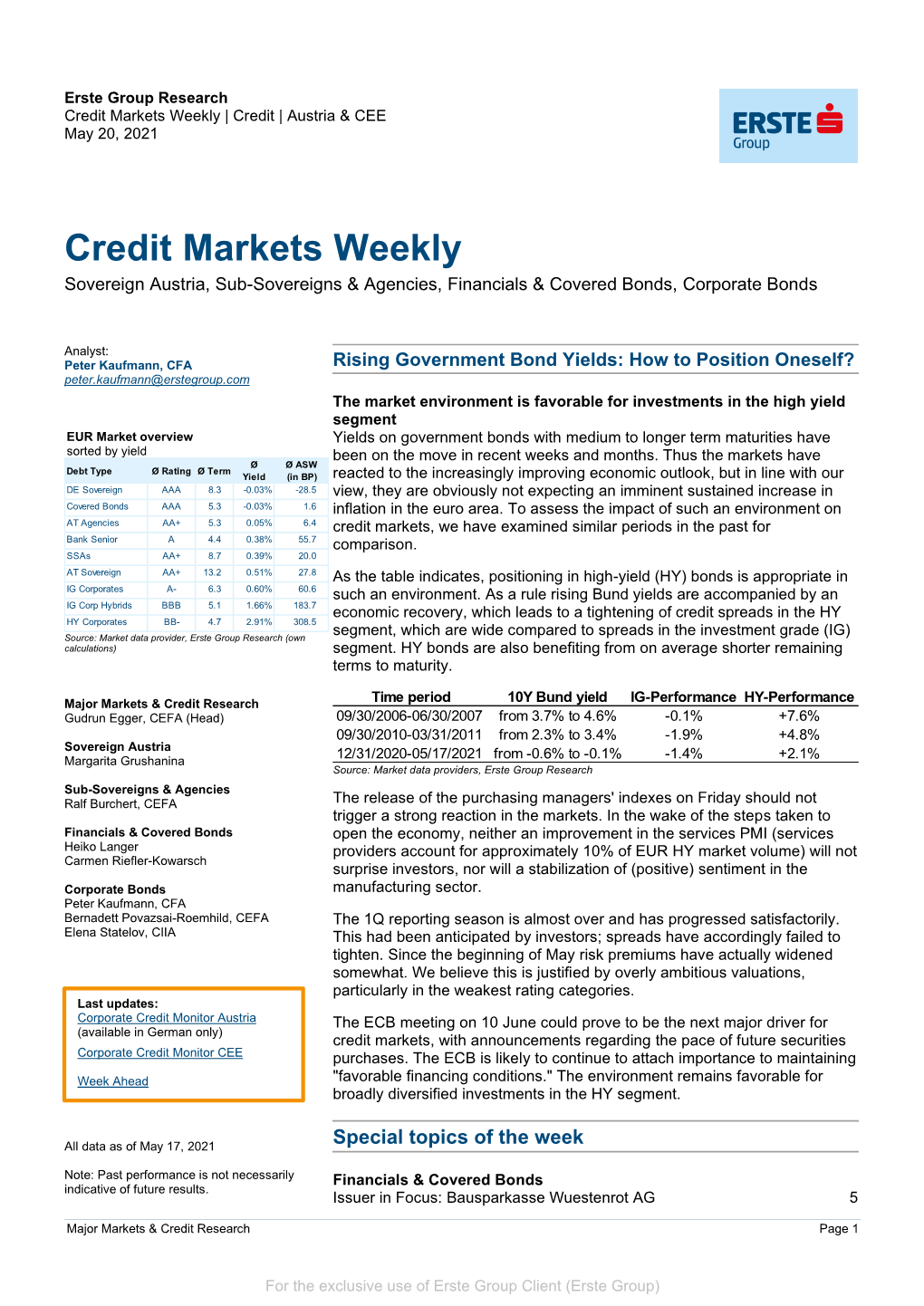 Erste Group Research