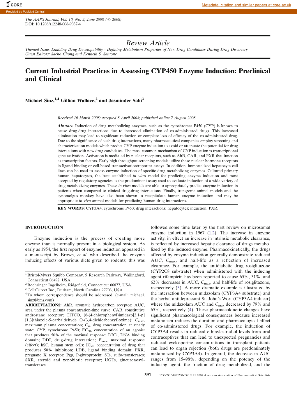 Review Article Current Industrial Practices in Assessing