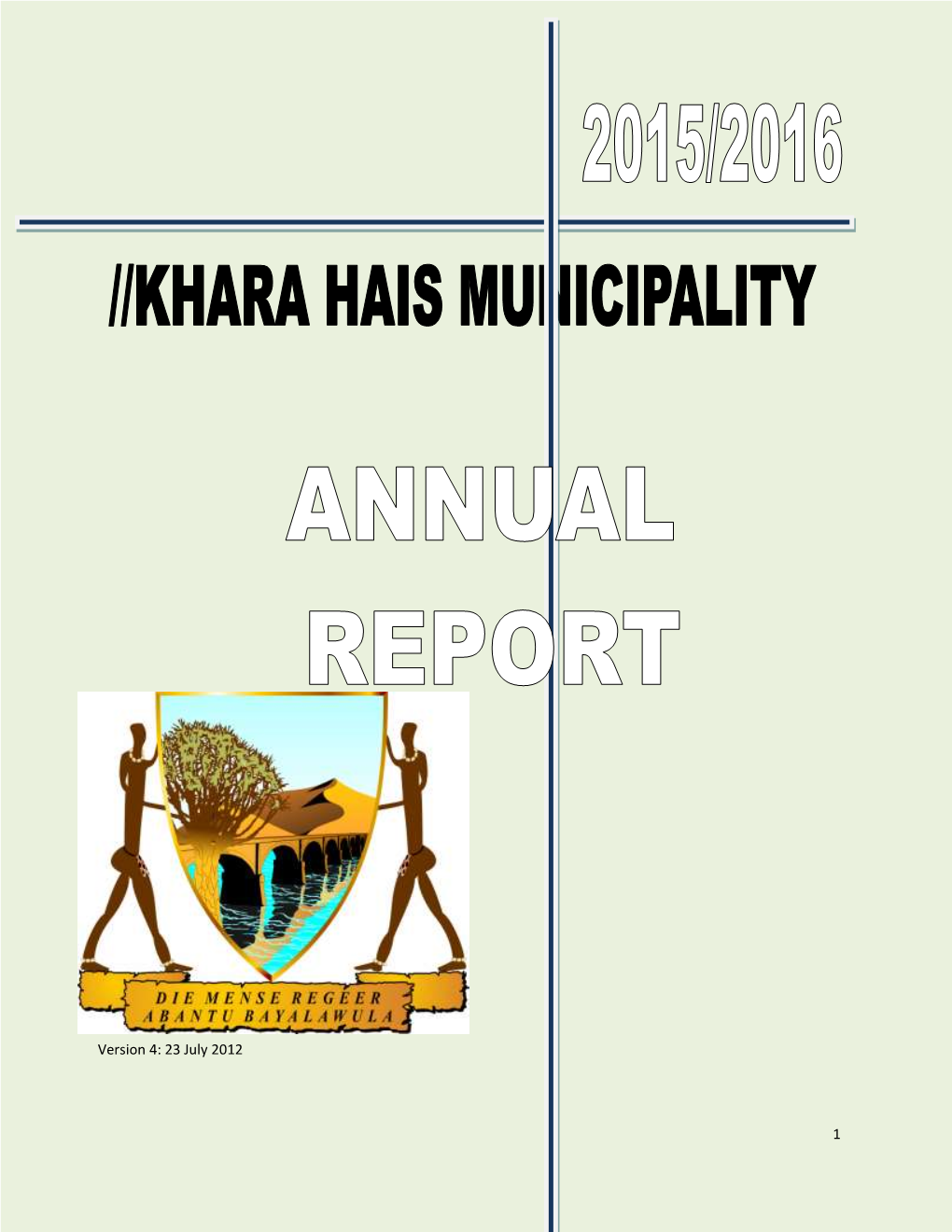 Annual Report Template